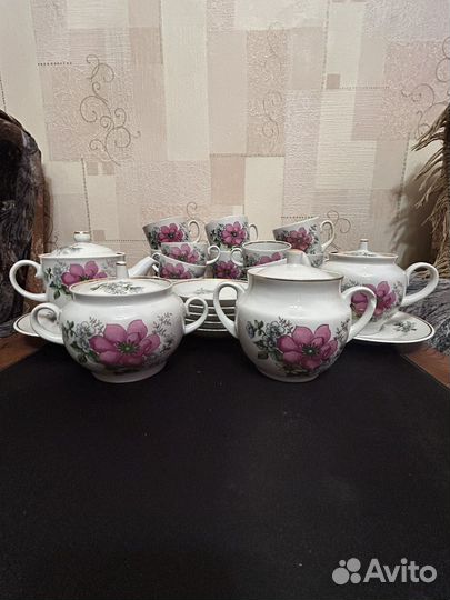 Фарфоровый чайный сервиз СССР