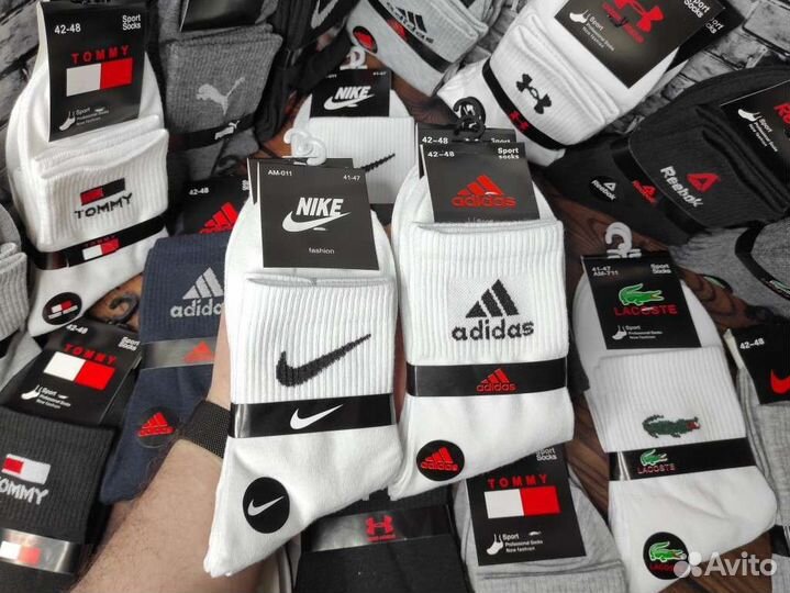Носки nike adidas tommy reebok puma качество