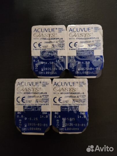 Acuvue oasys -4,5 -5,25