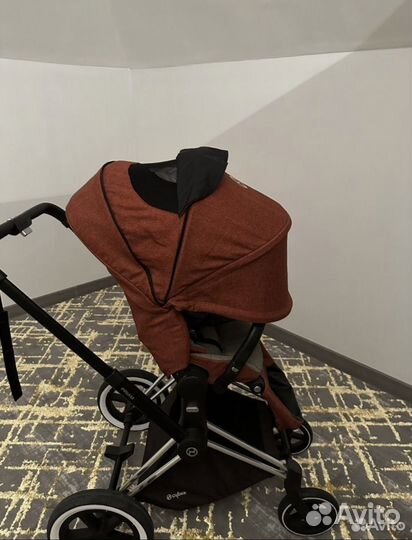 Прогулочная коляска cybex priam Platinum