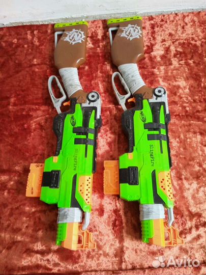 Детские игрушки автоматы Нёрф