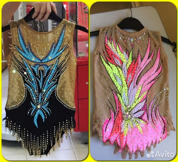 Купальник для художественной гимнастики новый