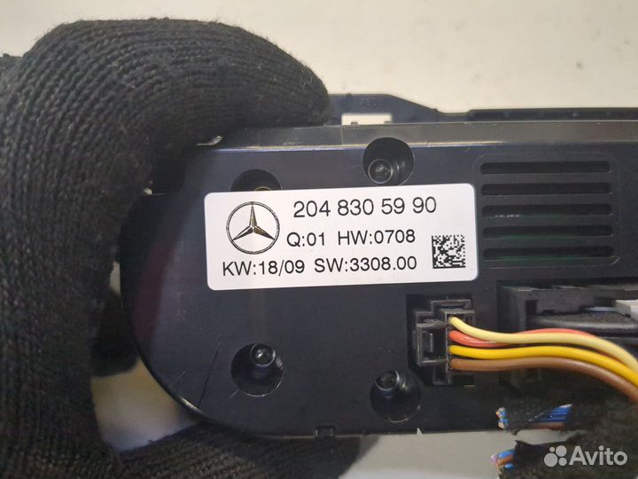 Переключатель отопителя Mercedes GLK X204, 2010