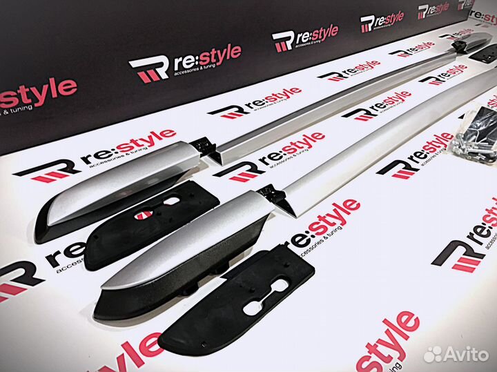 Рейлинги Toyota RAV4 XA40 12-19г Серебро