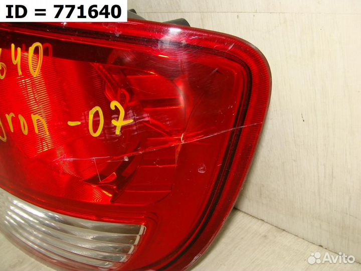 Фонарь задний правый наружный SsangYong Kyron