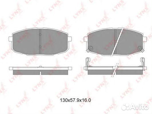 Колодки тормозные передние