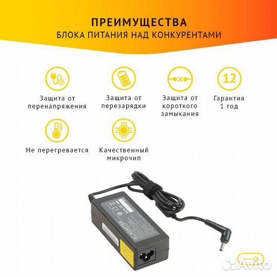 Блок питания Asus ADP-65AW