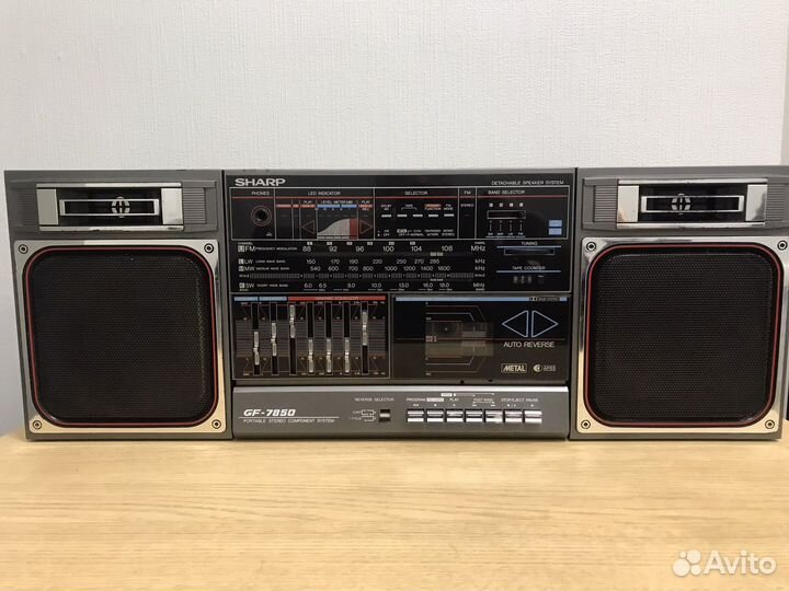 Кассетный магнитофон sharp GF 7850