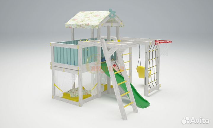 Игровой комплекс Савушка Baby 5 голубой