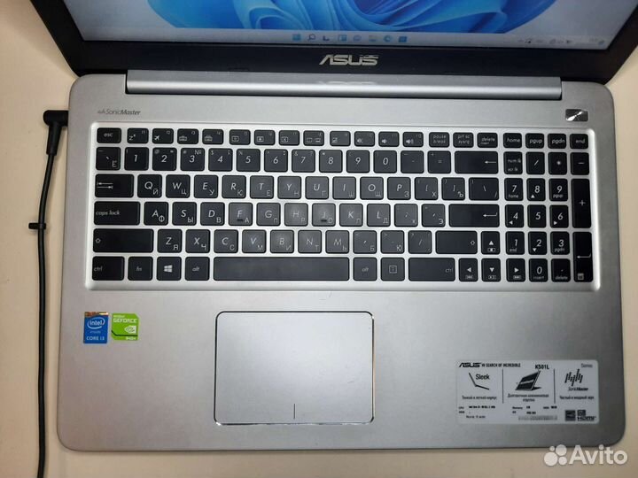 Игровой ноутбук asus k501l
