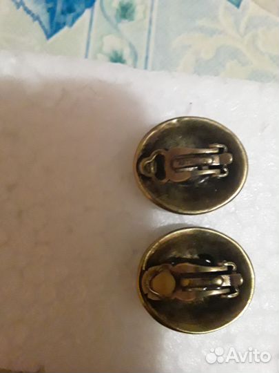 Новогодний набор- клипсы и браслет