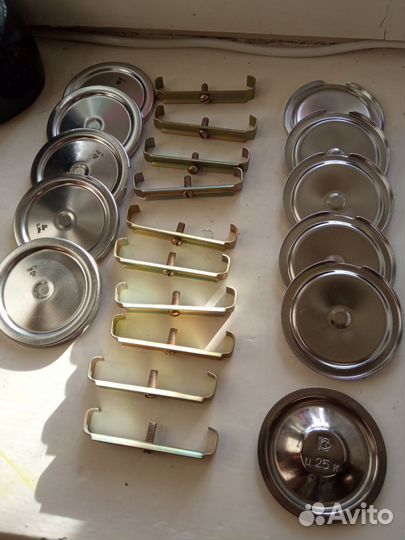 СССР, винтаж, Крыжки из нерж- ки с винт- ми заж-и