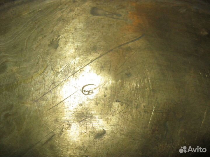 Латунный таз