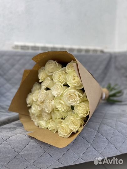 Цветы розы Эквадор, 60см букет Казань