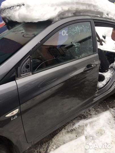 Дверь передняя левая hyundai solaris
