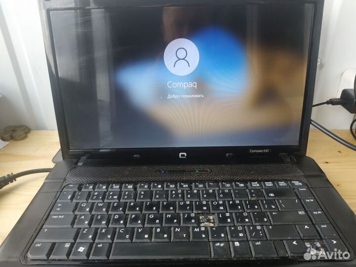 Hp compaq 610 ноутбук