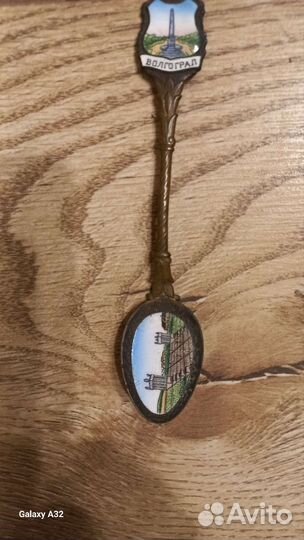 Сувенирные ложки. Волгоград. латунь
