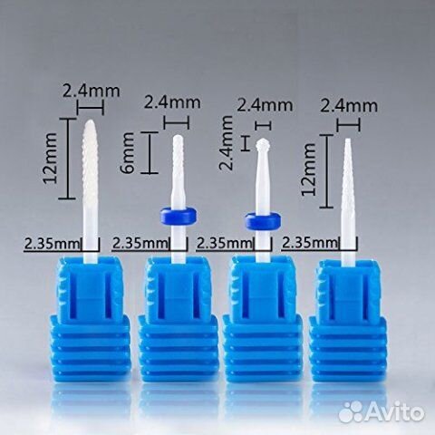 Керамическая насадка для кутикулы M 3/32 Small Fla