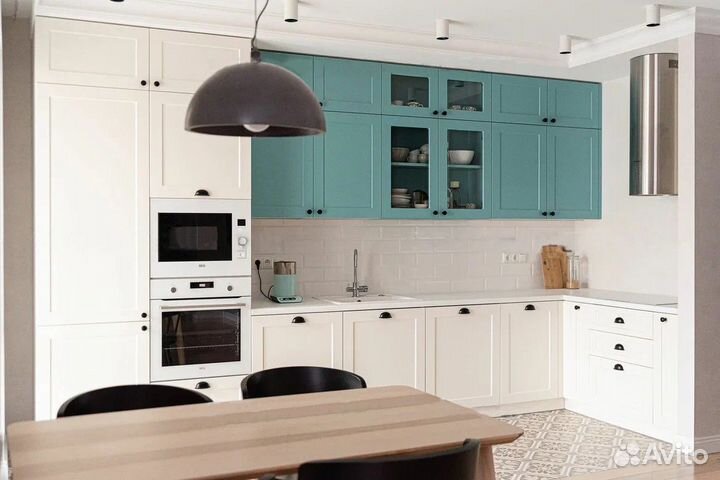 Цена за всю кухню. Кухня софт CN:038551