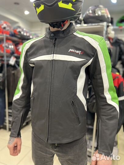 Мото куртка кожаная michiru Street Fighter