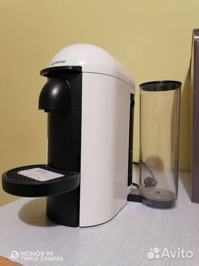 Капсульная кофемашина nespresso vertuo plus