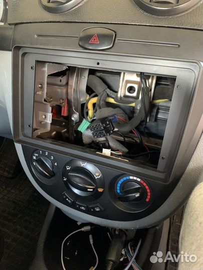 Рамка для 2 din магнитолы chevrolet lacetti