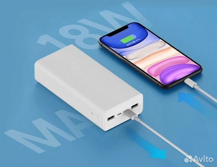 Повербанк xiaomi 30000
