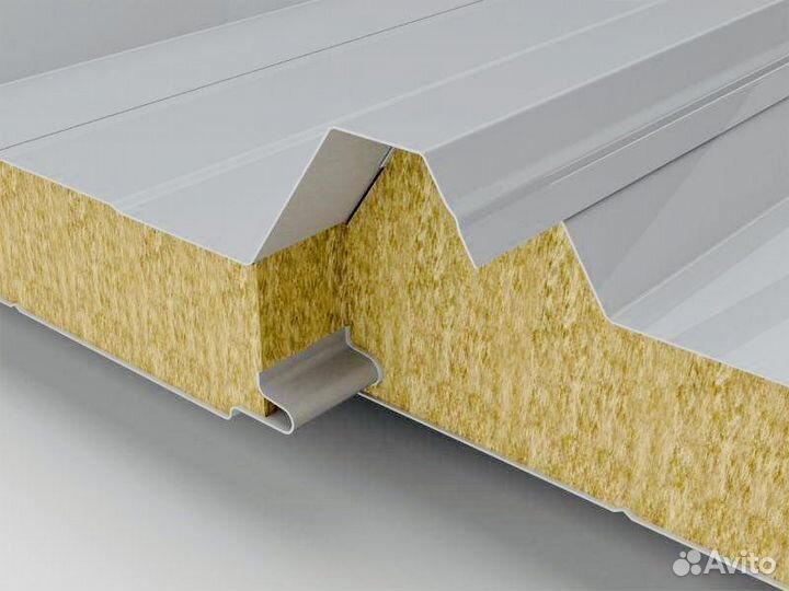 Трехслойная сэндвич-панель