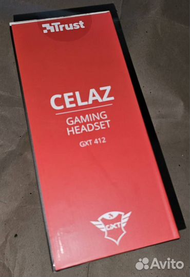 Гарнитура Trust GXT4 абс новая ориг. черн. провод