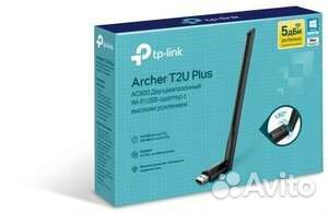 Адаптер Wi-Fi TP-Link Archer T2U Plus AC600