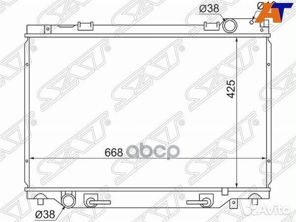 Радиатор Toyota Estima 90-05 / Estima Emina 92
