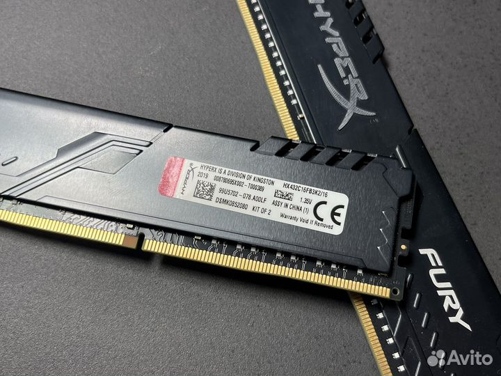 Kingston HyperX fury 16Gb 3200Mhz