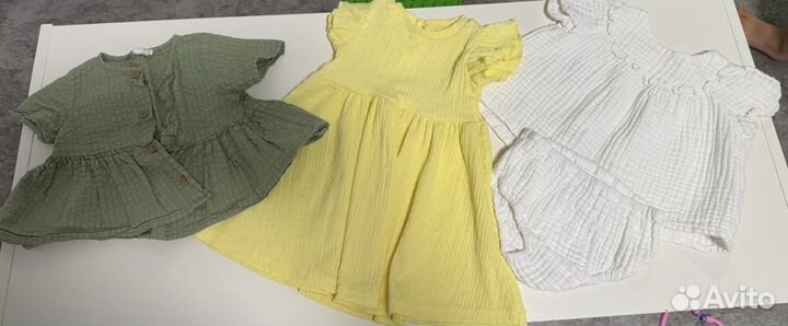 Пакет летних вещей на девочку 74