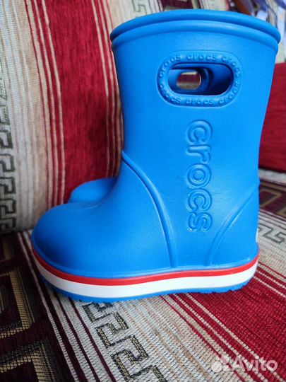 Детские резиновые сапоги crocs c7 (23-24рр)