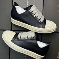 Rick owens drkshdw low jumbo lace кожа