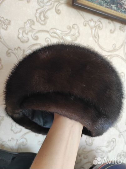 Берет норковый