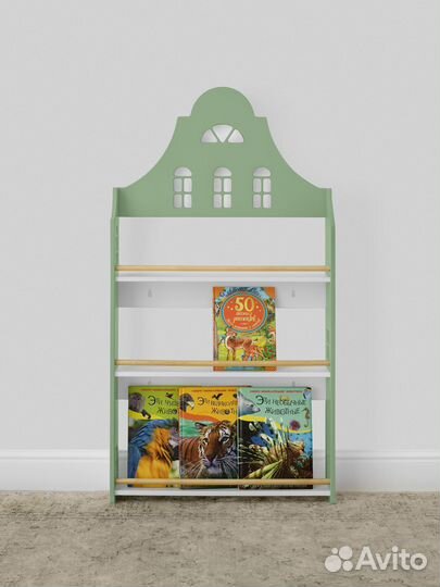 Стеллаж детский для книг 
