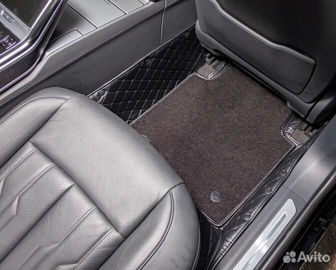 3D коврики из экокожи для Audi a8