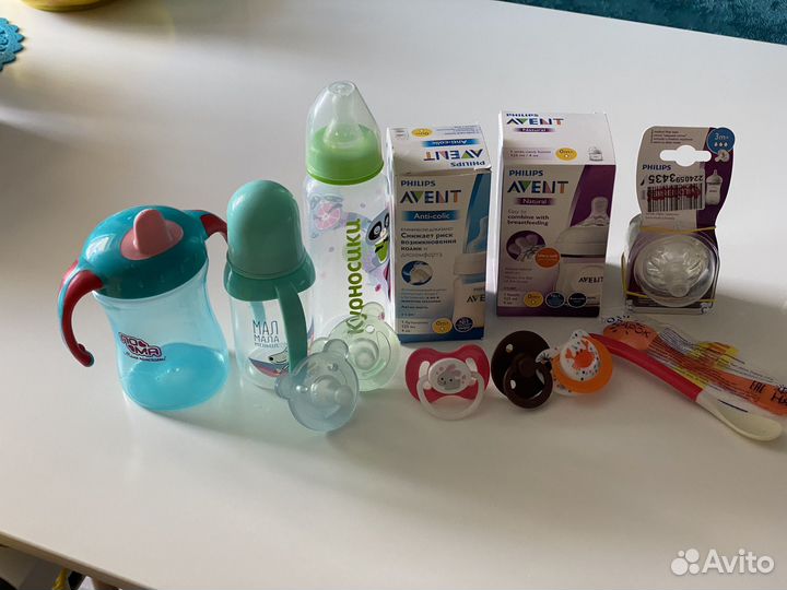 Соски бутылочные, пустышки