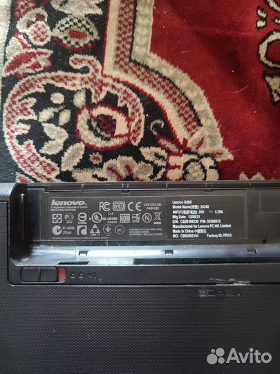 Ноутбук lenovo g505. Б/У можно на запчасти
