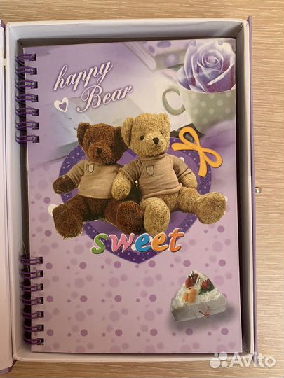 Блокнот в подарочной упаковке на замке