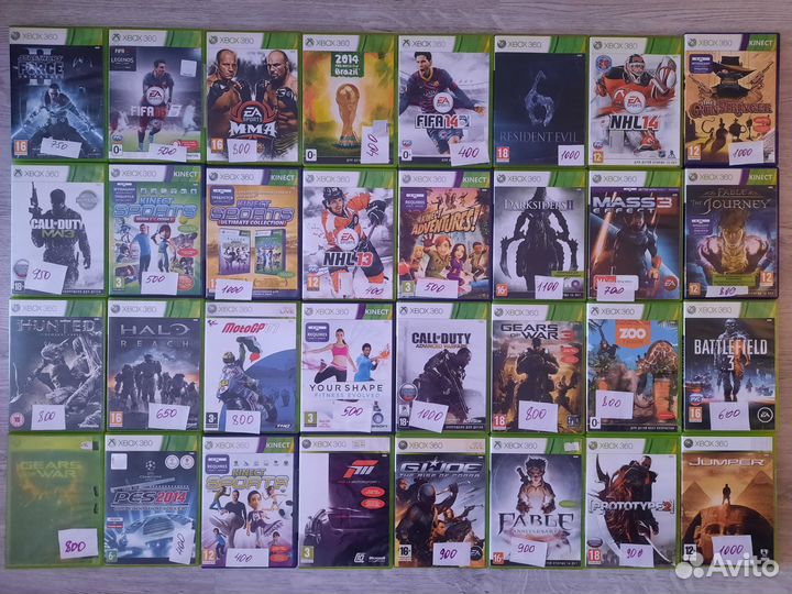 Игры Xbox 360 лицензионные диски