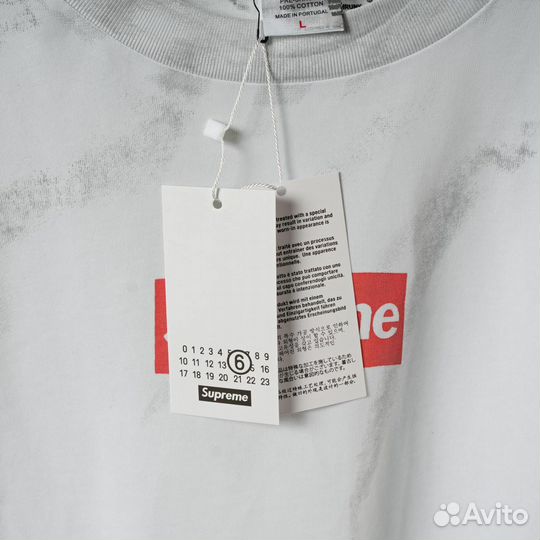 Футболка supreme x maison margela