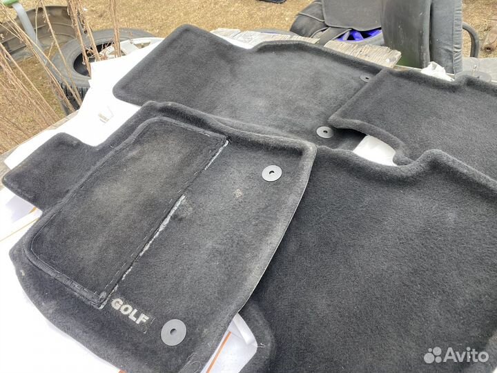 Автоковрики golf7 ворсовве