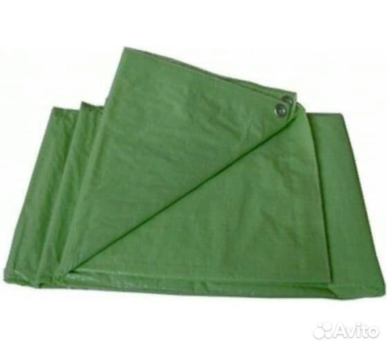 Тент 4х6 м, зеленый