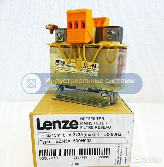 Фильтр питания Lenze EZN3A1500H003