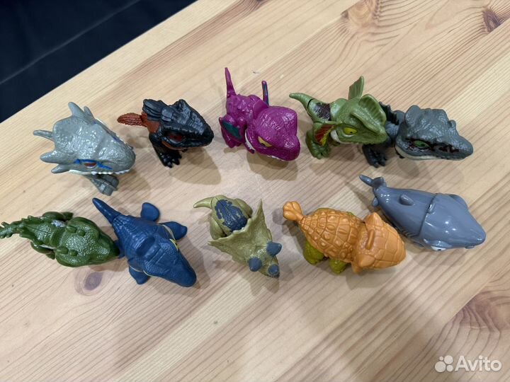 Динозавры кусачки прищепки