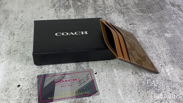 Coach картхолдер (визитница)
