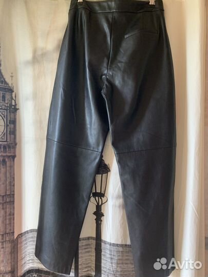 Кожаные брюки mango