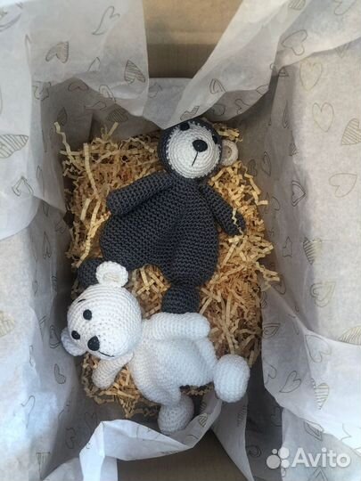 Мягкие игрушка Комфортер Мишка Набор для малыша